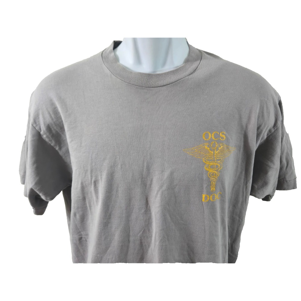 Fruit Of The Loom Heavy‎ Vintage OCS DOC Branch Medical Clinic Size L Gray